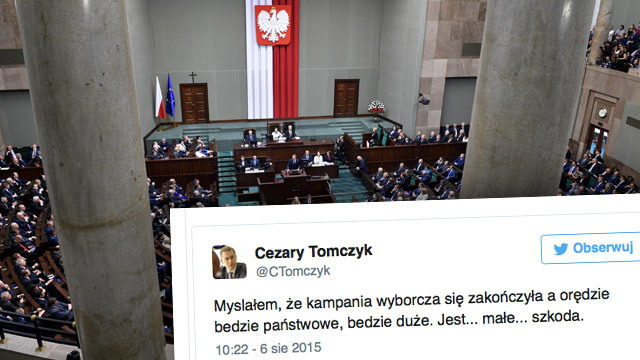"Buczyści" w Sejmie, rzecznik rządu twittuje i kasuje. Inauguracja ze zgrzytami